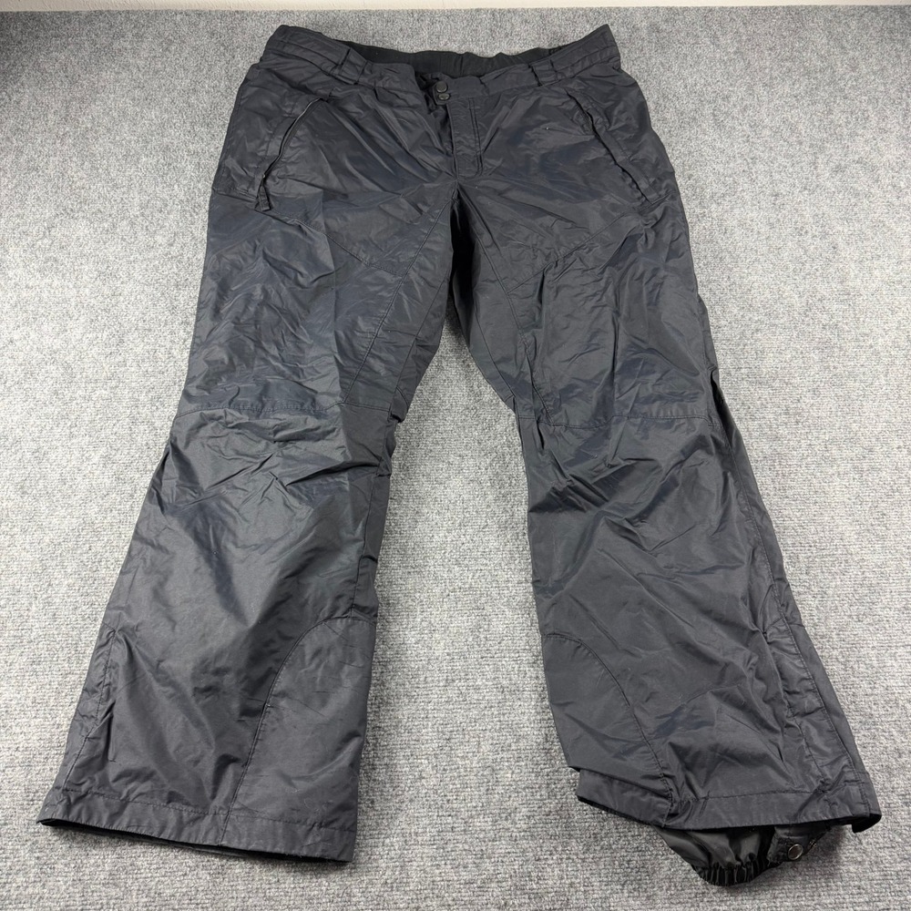Columbia Snow Pants Womens 1X Black Omni-Shield Insulated Ski Winter Outdoor